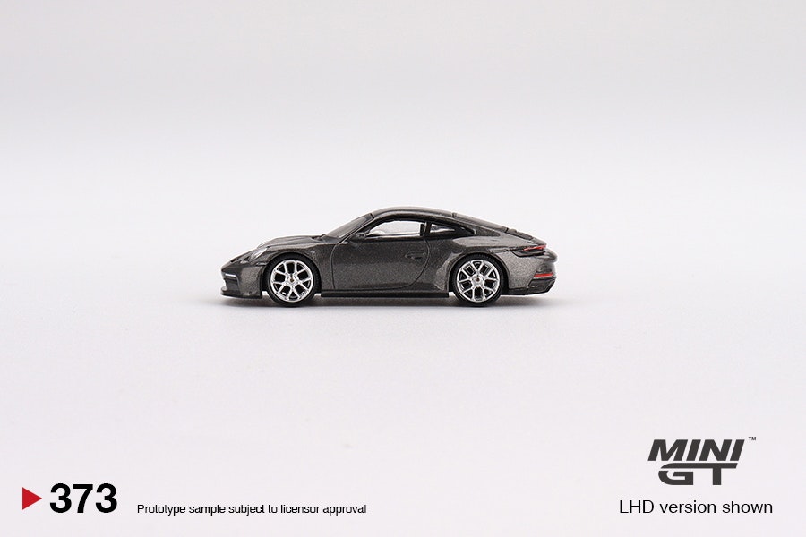 Skala 1/64 - Porsche 911 (992) GT3 Touring, Agate Grey Met. fr MINI GT