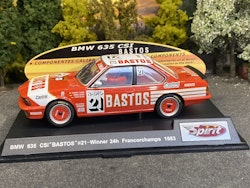 Skala 1/32 An. Slotcar fr Spirit: BMW 635 CSI "Bastos" #21