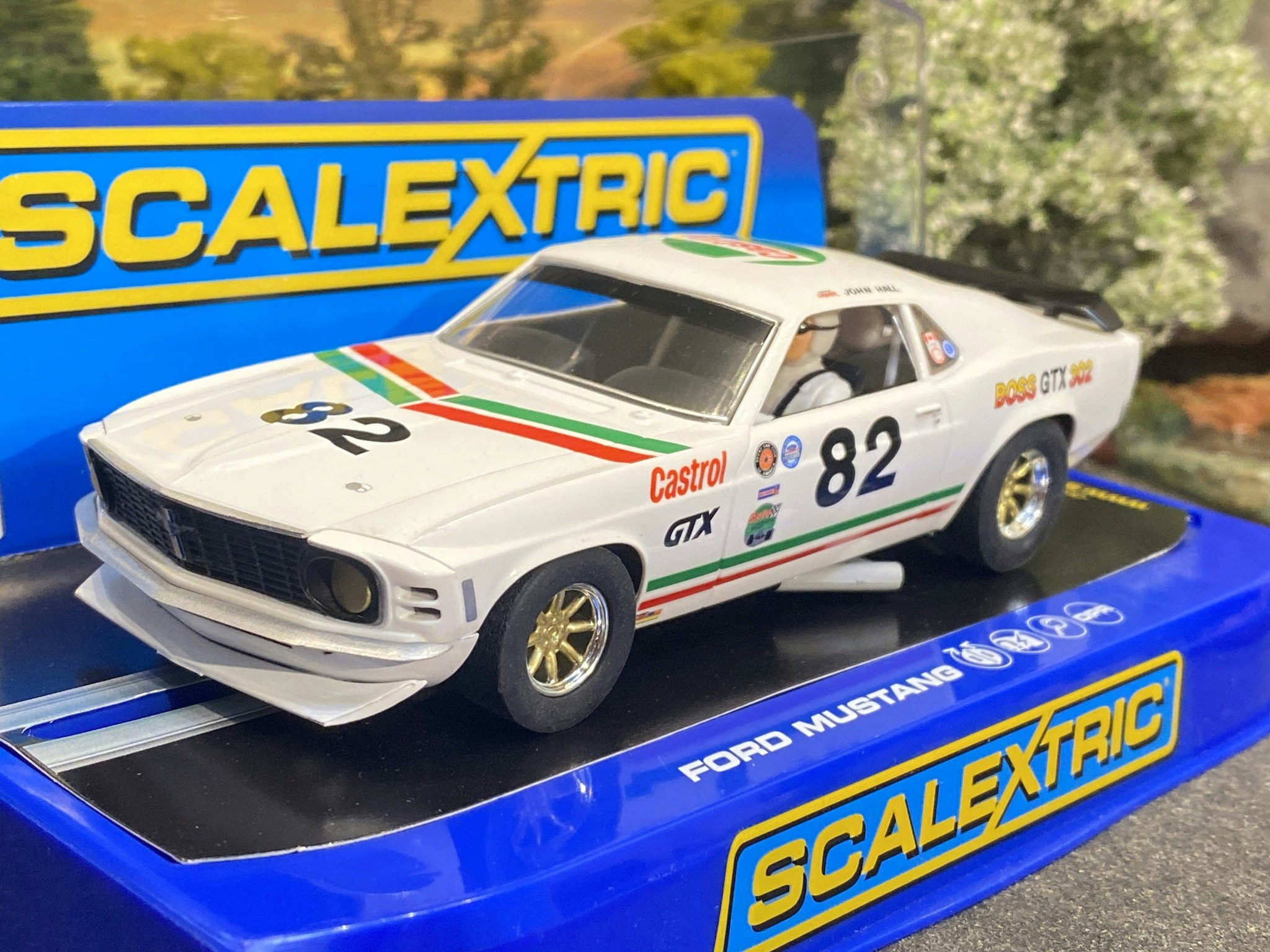 Skala 1/32 An. Slotcar - Ford Mustang Boss 69' "Castrol" #82 fr Scalextric