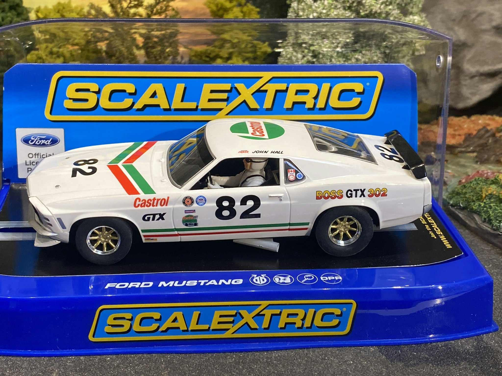 Skala 1/32 An. Slotcar - Ford Mustang Boss 69' "Castrol" #82 fr Scalextric