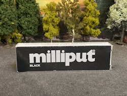 Milliput, Black - Two Part Epoxy Putty - 4oz (113,4g) per pack