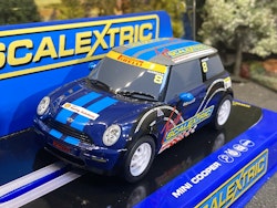 Skala 1/32 An. Slotcar fr Scalextric: Mini Cooper #8 Norman, Team Scalextric