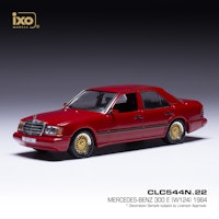 Skala 1/43 Mercedes 300E (W124), dark red, 1984 fr IXO Models