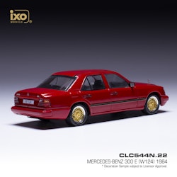 Skala 1/43 Mercedes 300E (W124), dark red, 1984 fr IXO Models
