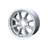 Skala 1/24 Tyres & Rims f plastic models: RS WATANABE 8SPOKE 17" fr AOSHIMA