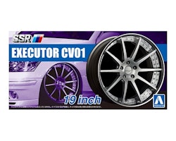 Skala 1/24 Tyres & Rims f models: SSR Executor CV01 19" fr AOSHIMA