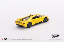 Skala 1/64 - Ford GT, Triple yellow  fr MINI GT (613)