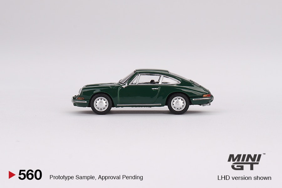 Skala 1/64 Porsche 911 1964 Irish Green fr MINI GT (560)