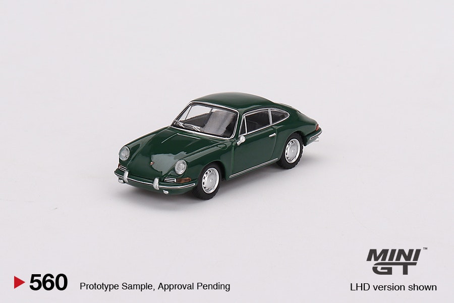 Skala 1/64 Porsche 911 1964 Irish Green fr MINI GT (560)