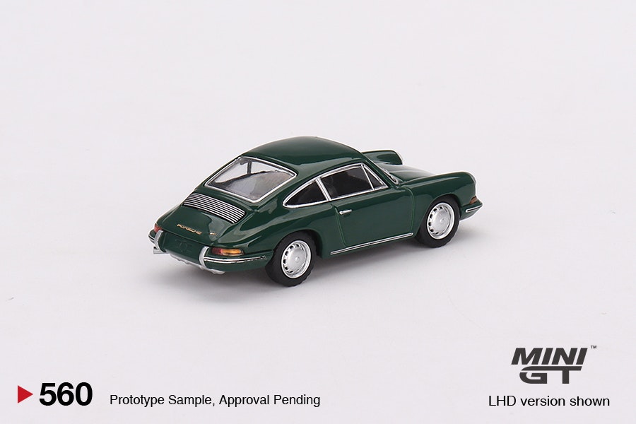 Skala 1/64 Porsche 911 1964 Irish Green fr MINI GT (560)
