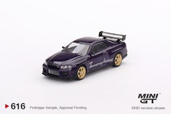 Skala 1/64 Nissan Skyline GT-R (R34) Tommykaira R-z Midnight Purple fr MINI GT (616)