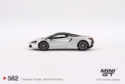 Skala 1/64 McLaren Artura Ice Silver fr MINI GT (582)