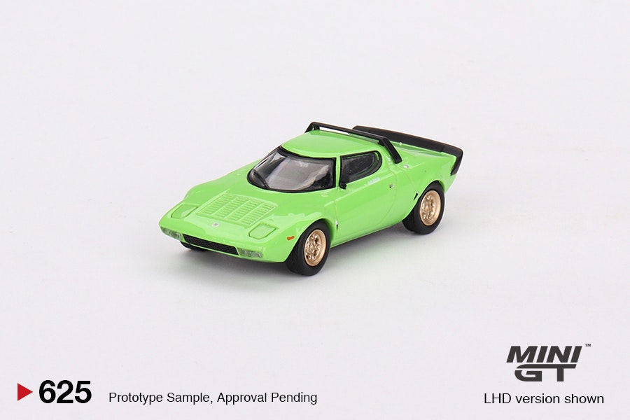 Skala 1/64 Lancia Stratos HF Stradale Verde Chiaro fr MINI GT (625)