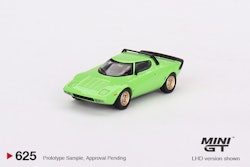 Skala 1/64 Lancia Stratos HF Stradale Verde Chiaro fr MINI GT (625)