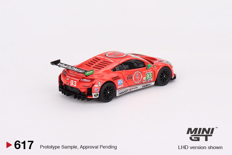 Skala 1/64 Acura NSX GT3 EVO22 #93 23' IMSA Daytona 24H fr MINI GT (617)