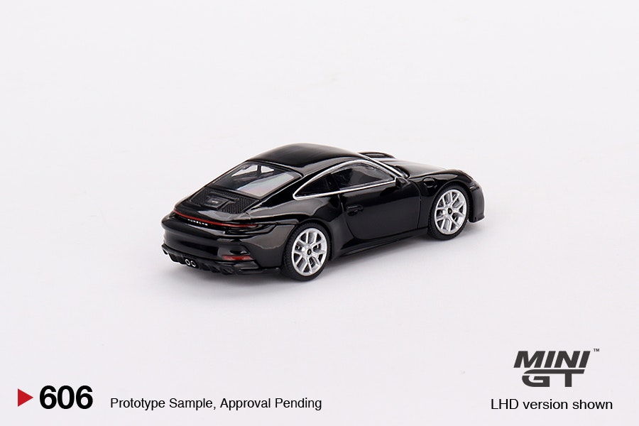 Skala 1/64 Porsche 911 (992) GT3 Touring Black fr MINI GT (606)