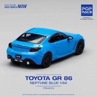 Skala 1/64 Toyota GR86, Neptune Blue (PR64-12) fr Pop Race