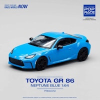 Skala 1/64 Toyota GR86, Neptune Blue (PR64-12) fr Pop Race