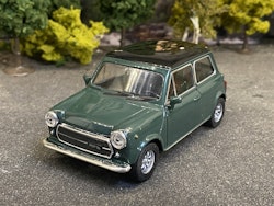 Skala 1/29 Mini Cooper 1300, Green w black roof fr Nex models / Welly