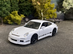 Skala 1/36 Porsche 911 GT3 RS (997) White fr Nex models / Welly