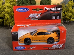 Skala 1/36 Porsche 911 GT3 RS (997) Orange fr Nex models / Welly