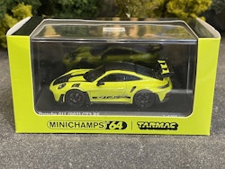 Skala 1/64 Porsche 911 (992) GT3 RS. Acid green fr TARMAC & Minichamps