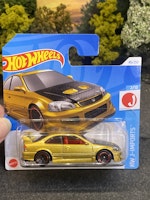Skala 1/64 Hot Wheels: Honda Civic Si, Gold w black hood