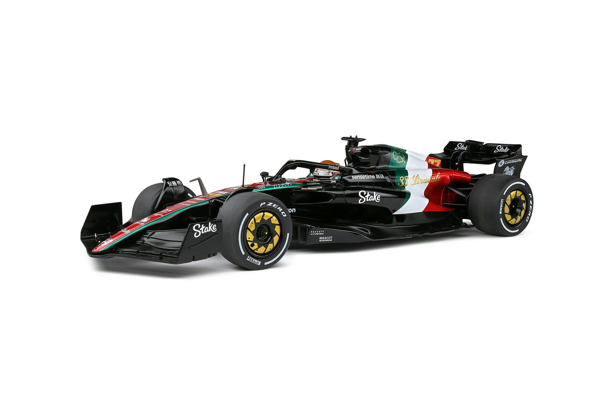 Skala 1/18 ALFA ROMEO C43 – ITALIAN GP – 2023 – V.BOTTAS fr SOLIDO