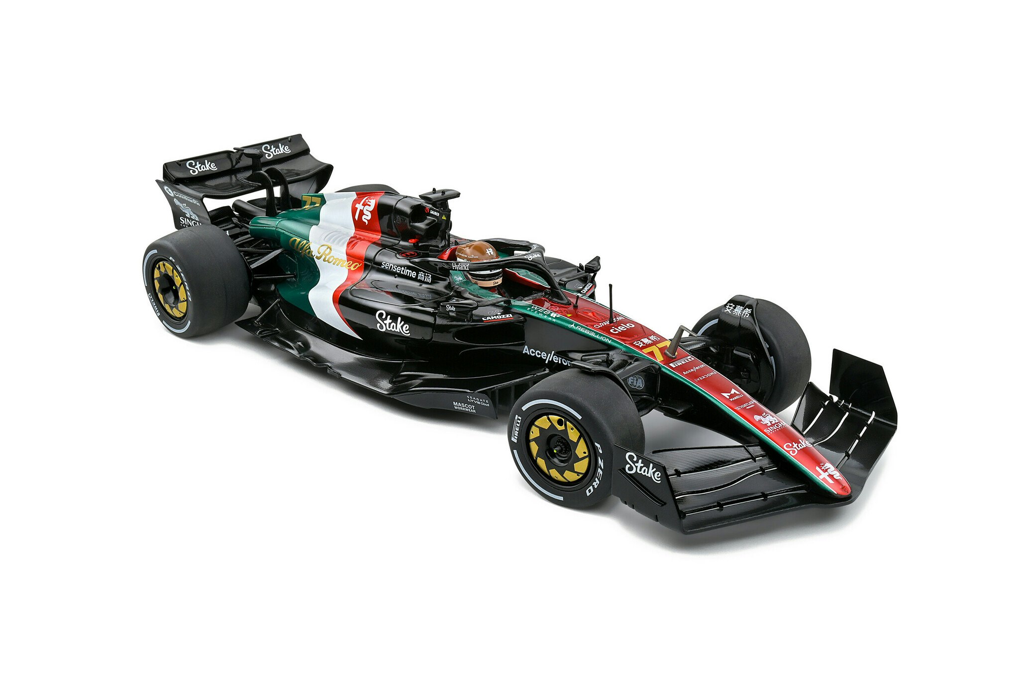 Skala 1/18 ALFA ROMEO C43 – ITALIAN GP – 2023 – V.BOTTAS fr SOLIDO