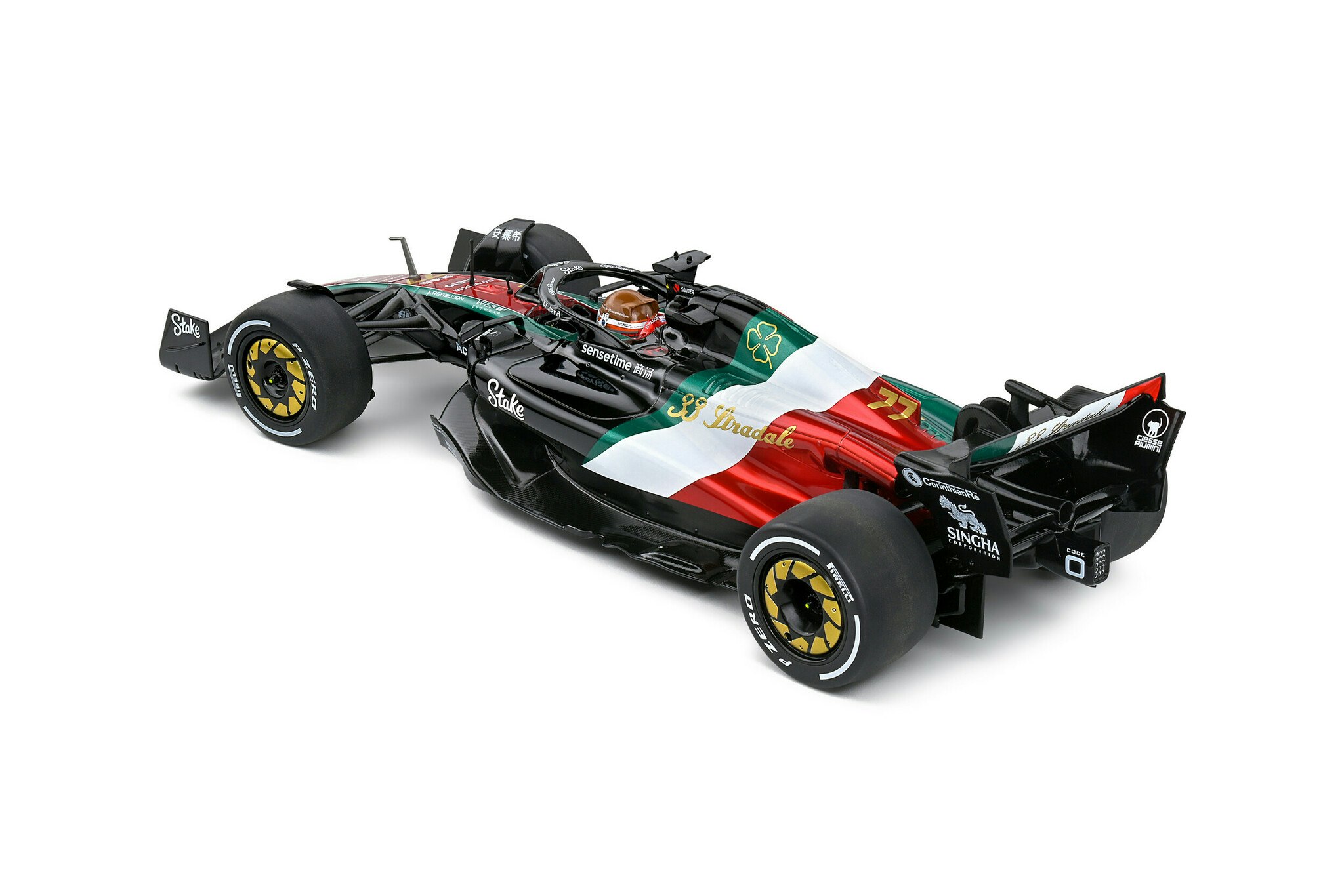 Skala 1/18 ALFA ROMEO C43 – ITALIAN GP – 2023 – V.BOTTAS fr SOLIDO