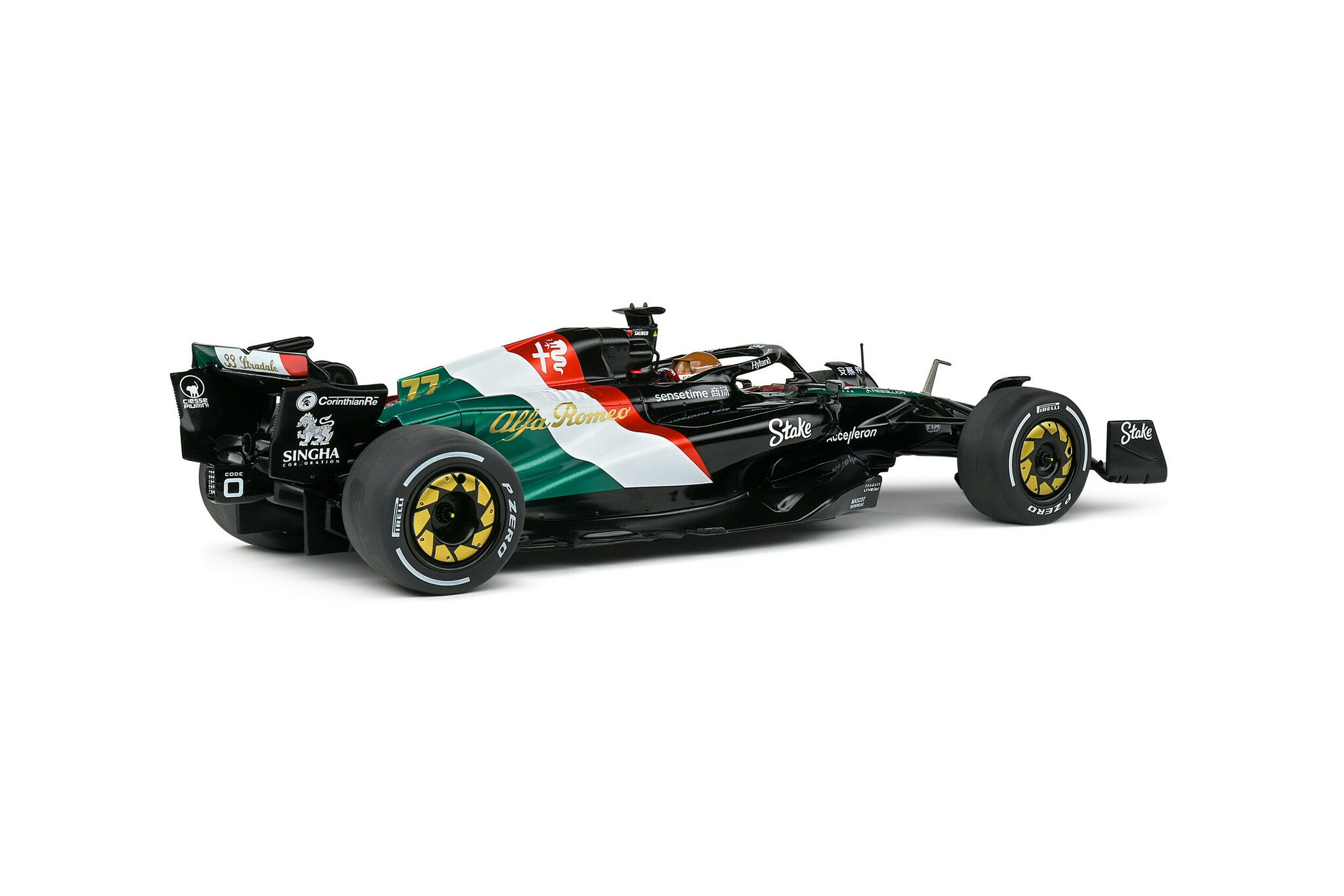 Skala 1/18 ALFA ROMEO C43 – ITALIAN GP – 2023 – V.BOTTAS fr SOLIDO