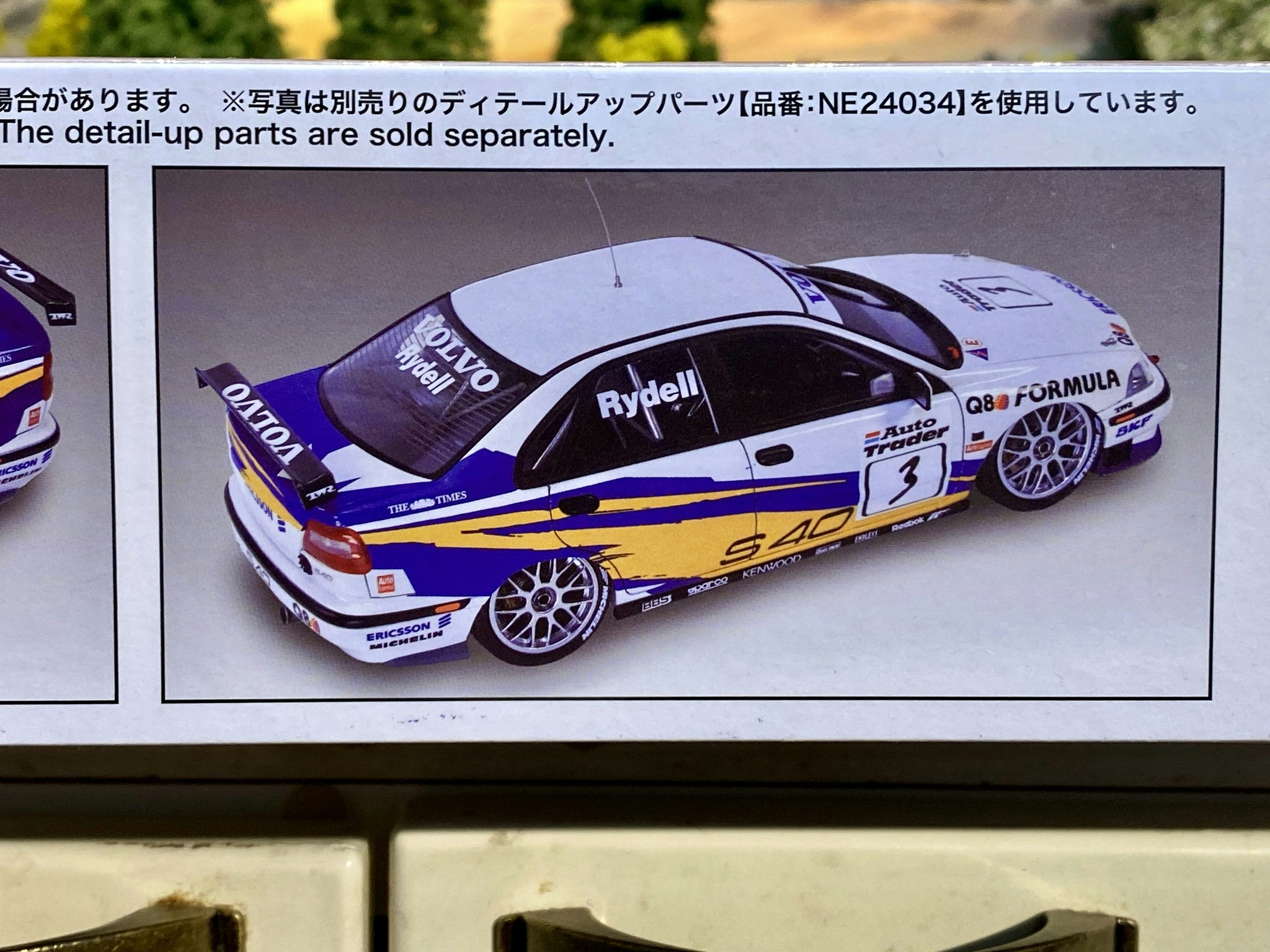 Skala 1/24 Volvo S40 BTCC 1997 Brands Hatch Winner fr NuNu Models