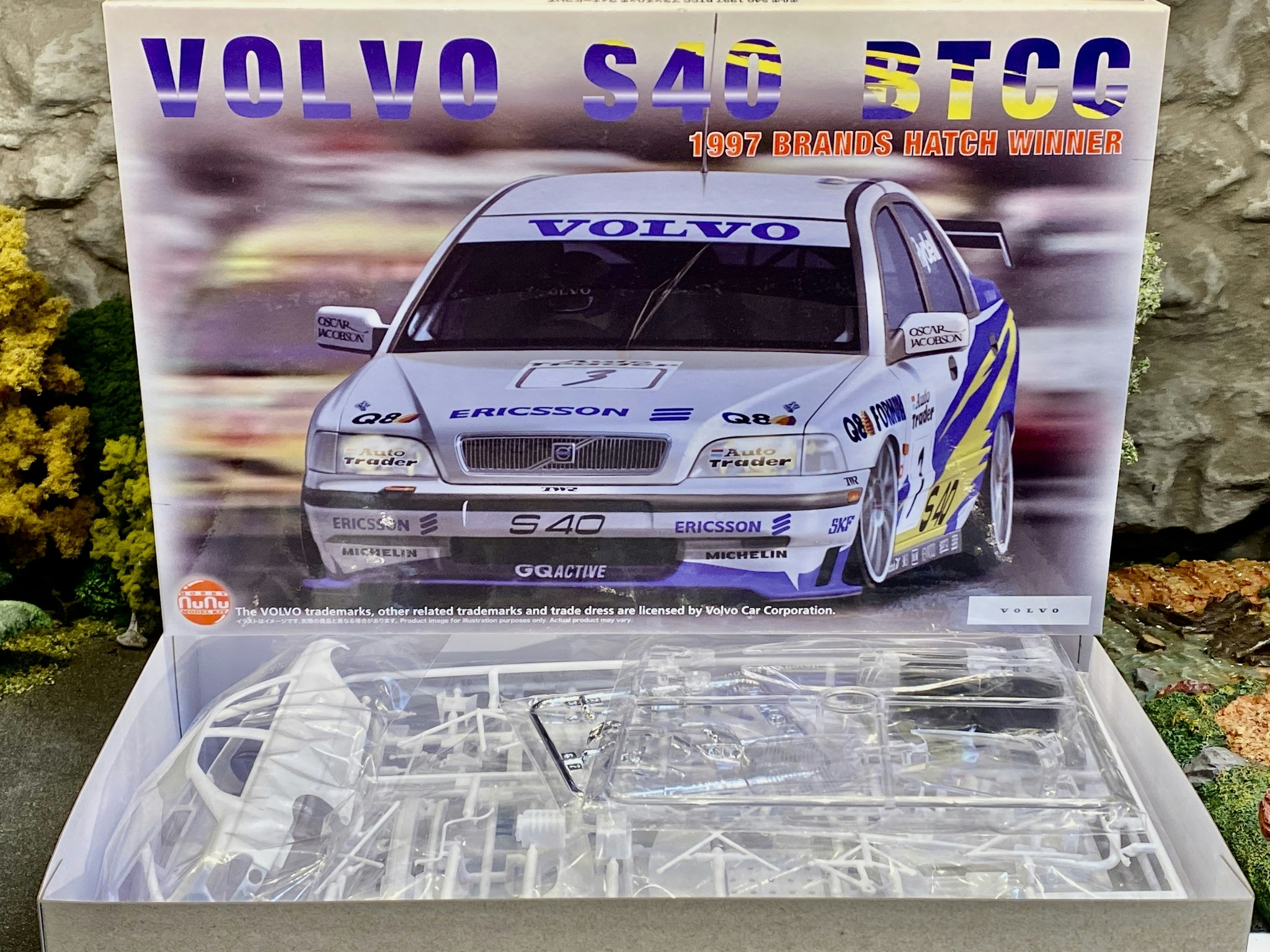 Skala 1/24 Volvo S40 BTCC 1997 Brands Hatch Winner fr NuNu Models