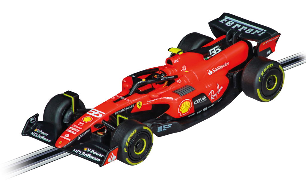 Skala 1/43 An. slotcar fr Carrera GO: Ferrari SF-23 "C. Sainz, No.55"