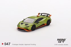 Skala 1/64 Lamborghini Huracán STO, Verde citrea fr MINI GT (547)