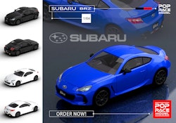 Skala 1/64 Subaru BRZ, Blue (PR64-20) fr Pop Race