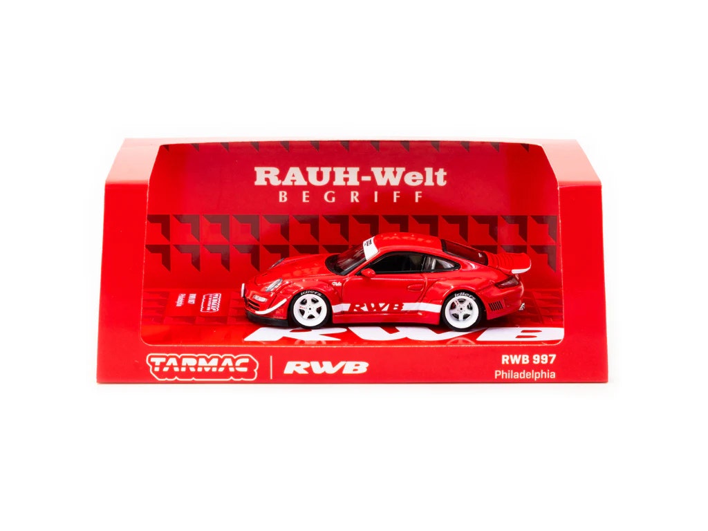 Skala 1/64 RWB 997, Philadelphia (Porsche 997) Red, Tarmac Works