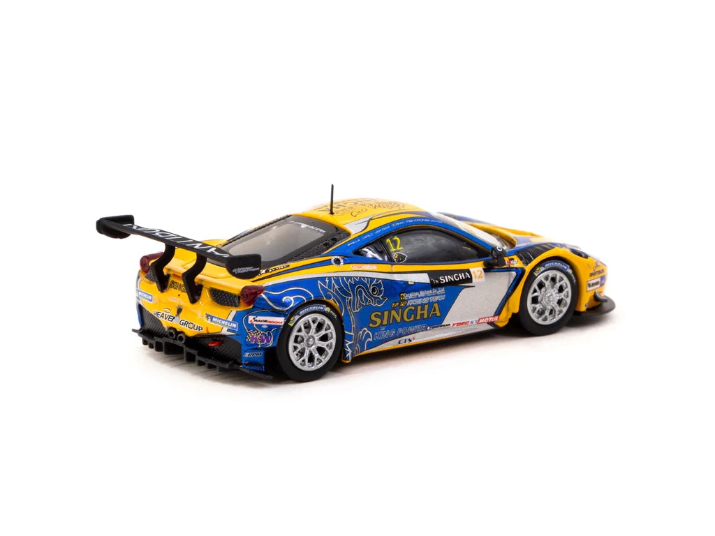 Skala 1/64 Ferrari 458 Italia GT3 GT Asia 2016 #12 Tarmac Works