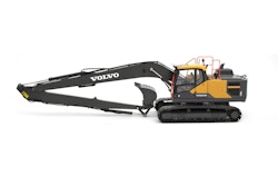Skala 1/32 Volvo EC220ELR Long Reach Tracked excavator Incl. Steelwrist S60 QC. fr AT Collections