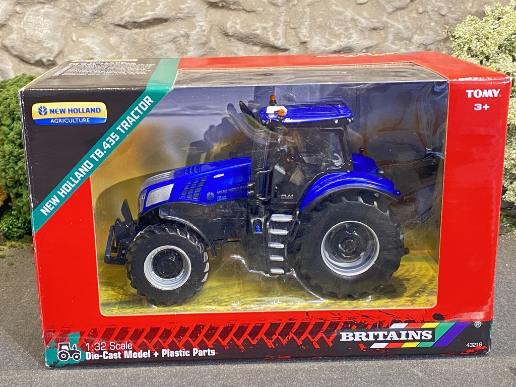 Skala 1/32 New Holland T8.435 Tractor "Blue power" fr Britains Art.nr: 43216