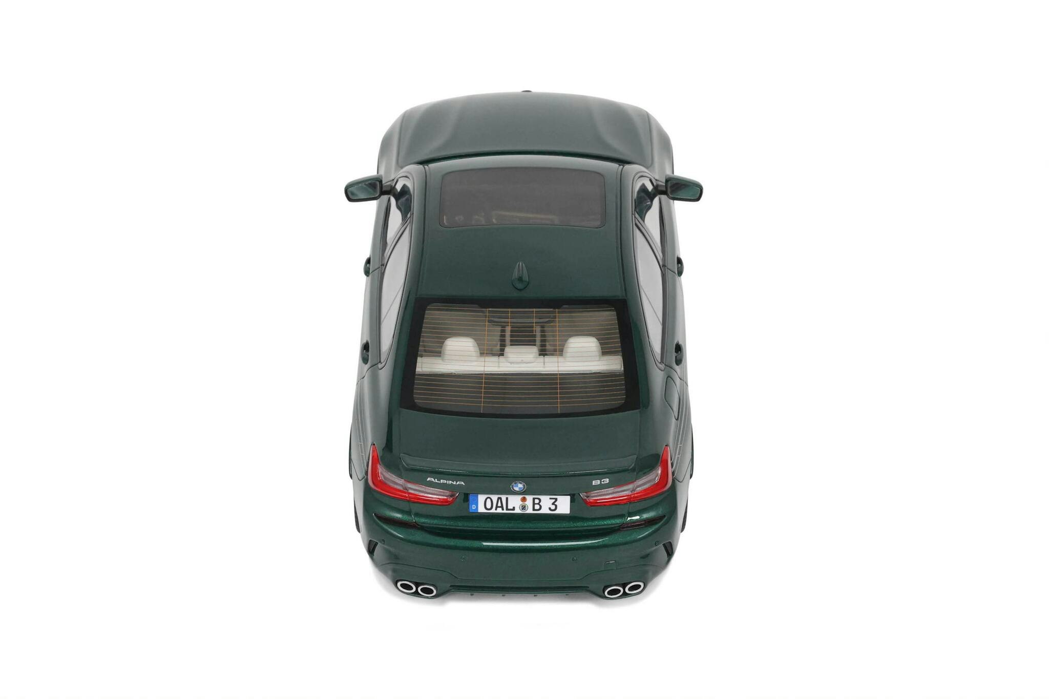 Skala 1/18 Alpina B3 (BMW 3-series) Limousine green 2019 (GT912) fr GT Spirit