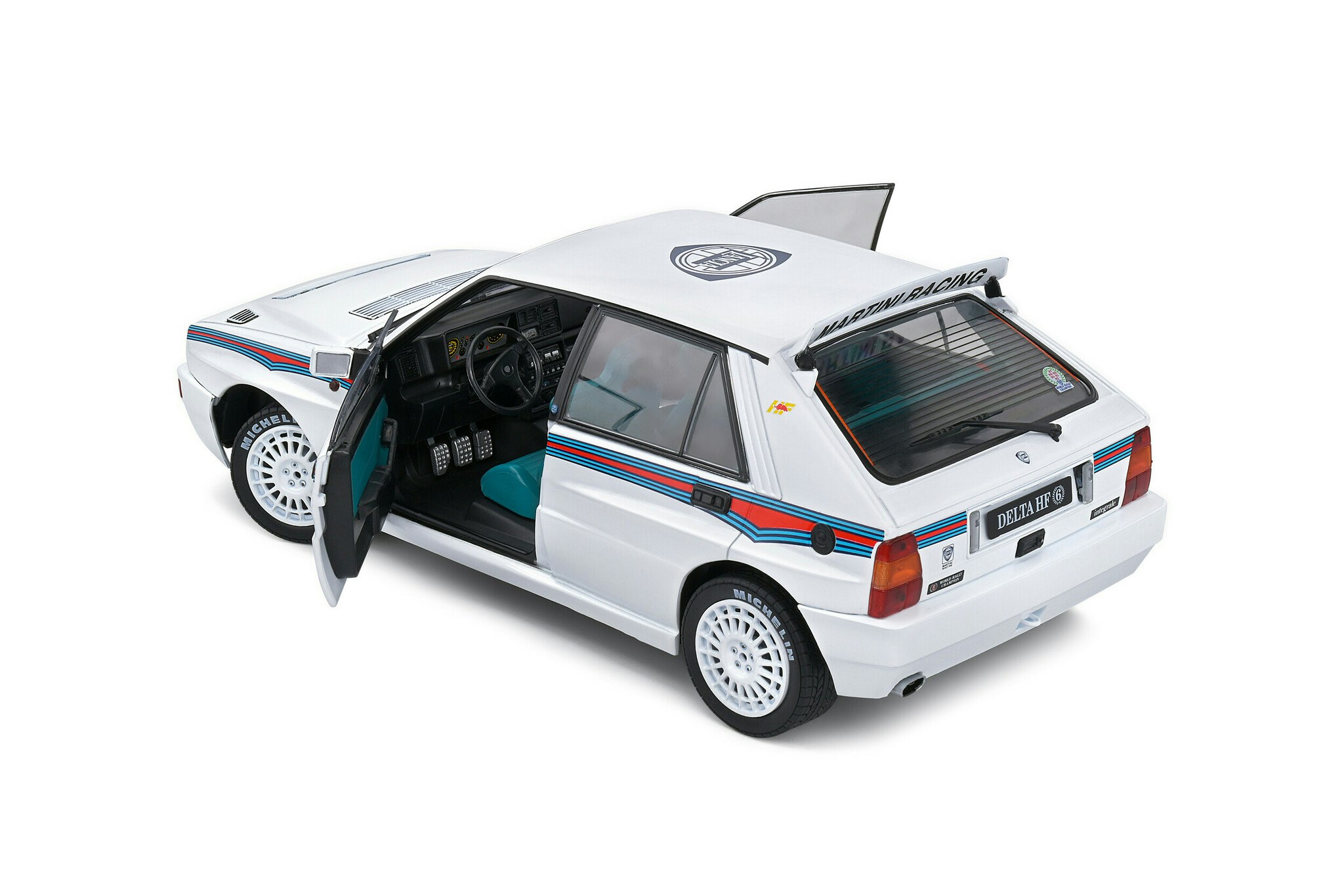 Skala 1/18 LANCIA DELTA HF INTEGRALE EVO 1 MARTINI 6 92' fr. SOLIDO