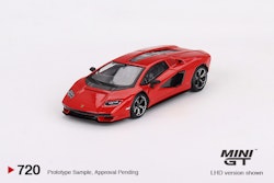 NEW! Skala 1/64 - Lamborghini Countach LPI 800-4 Rosso Mars fr MINI GT (720)