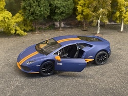 Skala 1/36 Lamborghini Huracán LP 610-4 AVIO, Blue matt fr Kinsmart