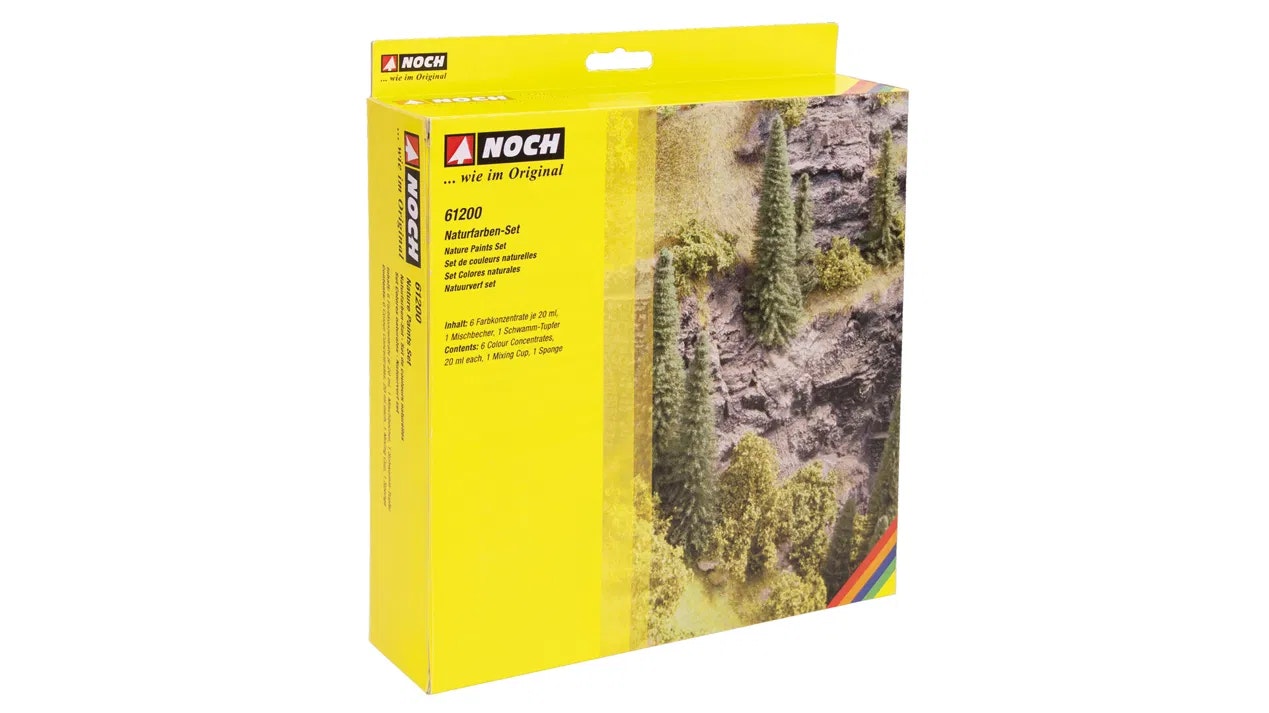 NOCH 61200 Nature Paint Set 6 colours/ Naturliga färger, 6 färger