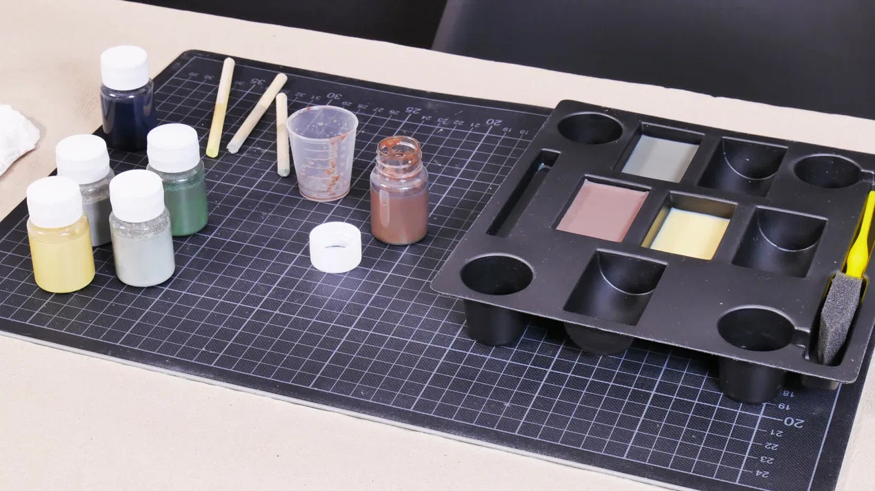 NOCH 61200 Nature Paint Set 6 colours/ Naturliga färger, 6 färger