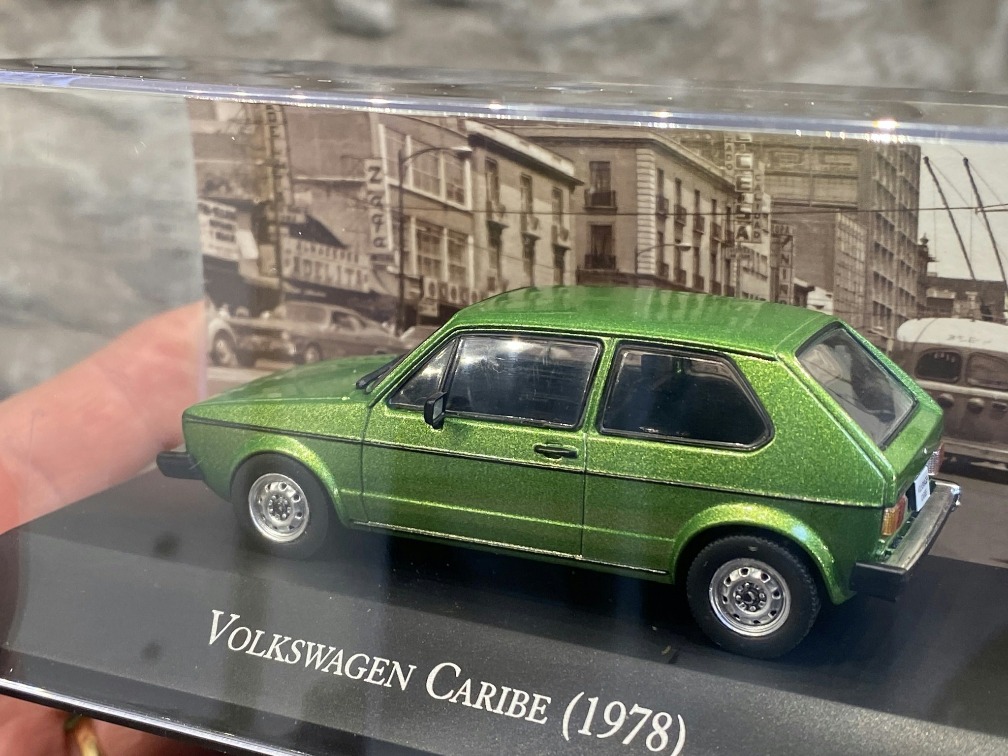 Skala 1/43: Volkswagen Caribe (Golf) 1978, Green  fr DeAgostini