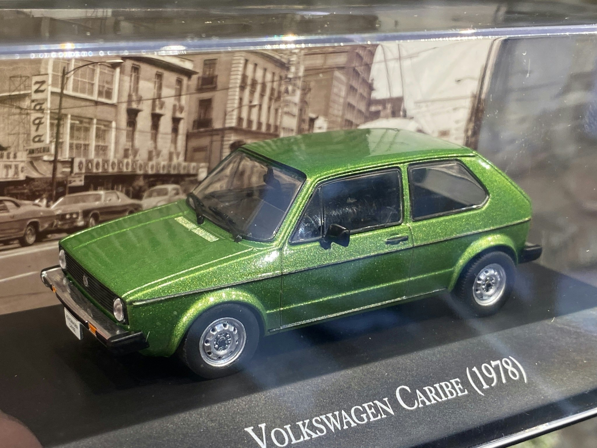 Skala 1/43: Volkswagen Caribe (Golf) 1978, Green  fr DeAgostini