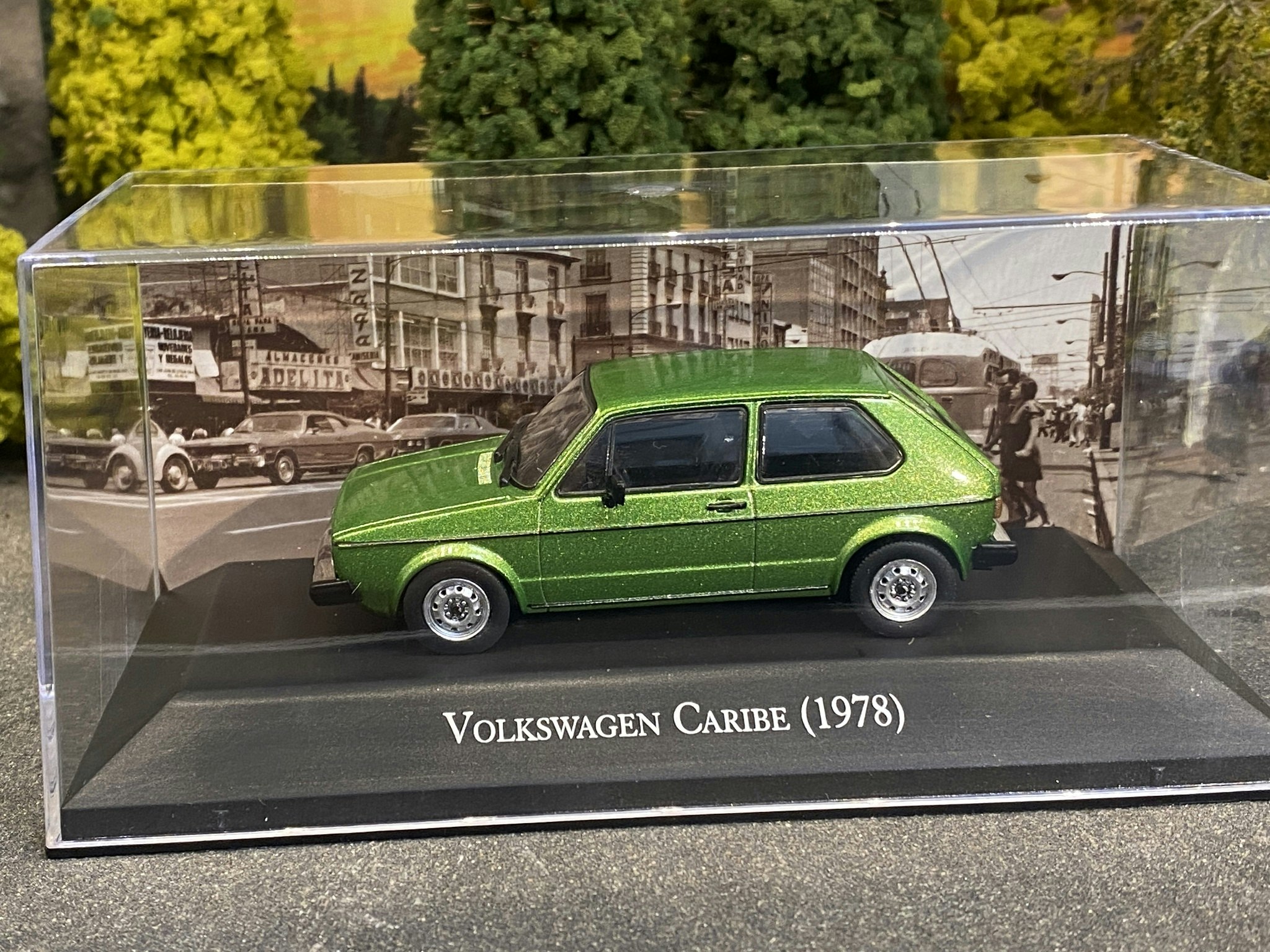 Skala 1/43: Volkswagen Caribe (Golf) 1978, Green  fr DeAgostini