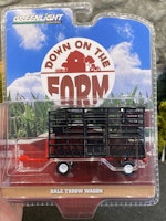 Skala 1/64 Bale throw wagon fr Greenlight "Down on the Farm"